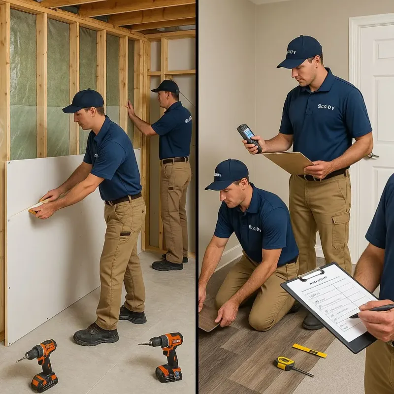 Repairs and Reconstruction process in Ecorse, MI